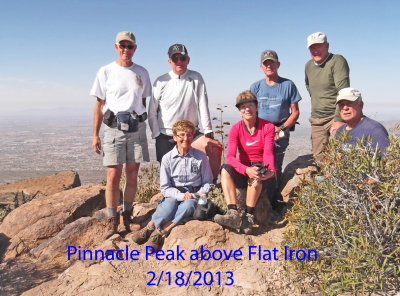 Flat Iron - Pinnacle Peak 2/18/2013