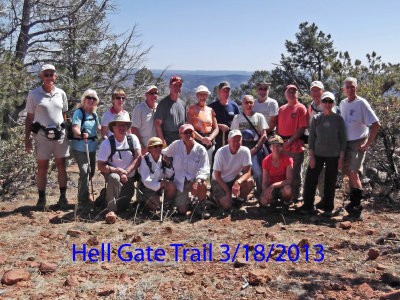 Hell Gate Trail 3/18/2013