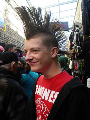 Tom's Mohawk Hair Style