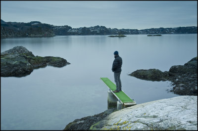 Sp on diving board.........