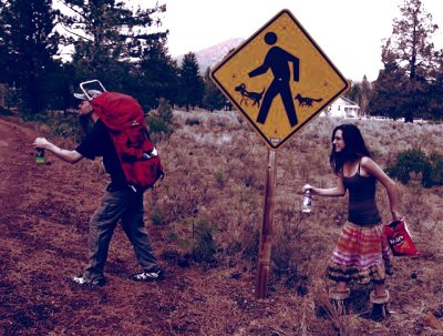 Watch Out For Hikers,,,, Old Station 2011
