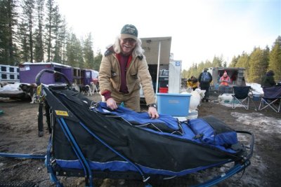 Don Duncan Readys His Sled