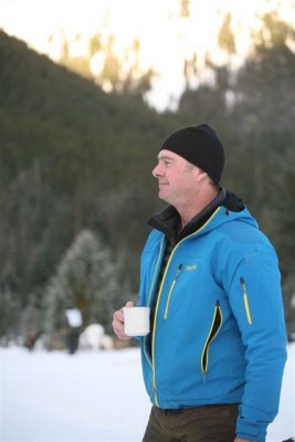 Volunteer Ray And His Cup Of Joe