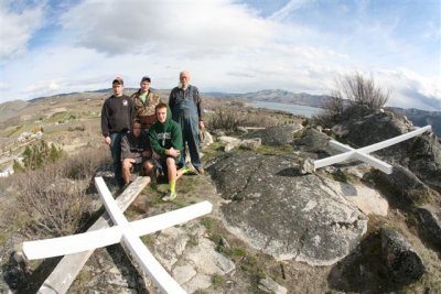 Boy Scouts Replacing Three Crossings On  Scout Hill 