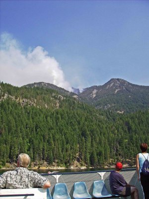 Flick Creek Fire From Lady Of The Lake