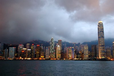 Hong Kong Island at night 2