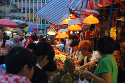 Street market at night 1