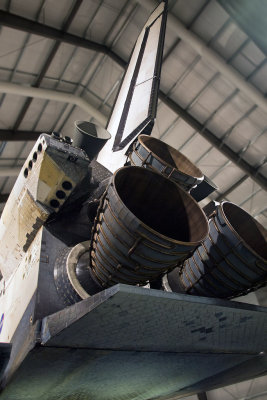 Endeavour's 3 main engines, RS-25