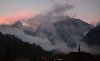 Morning pre sunrise from Grand Prisank balcony