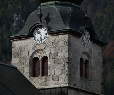 Church clock detail_Kransjska Gora