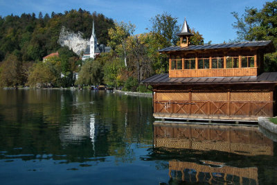  Two spires Lake Bled