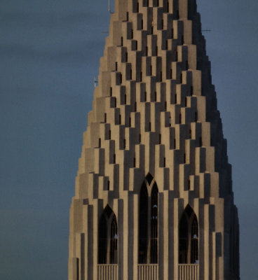 Part of Hallgrimskirkja tower 