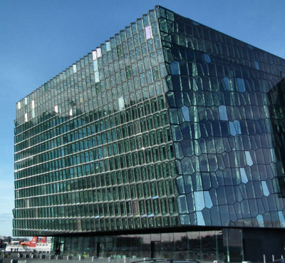 Reykjavik's very weird Music cum Conference centre 