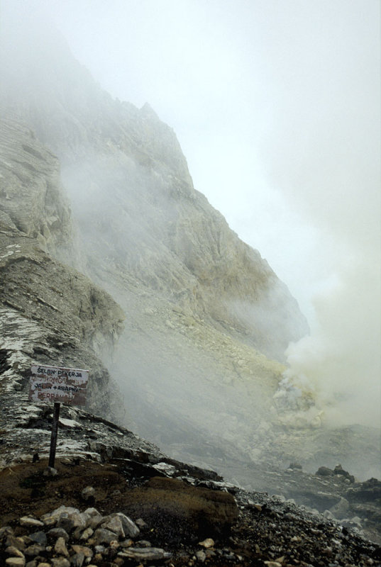 On the edge... Ijen