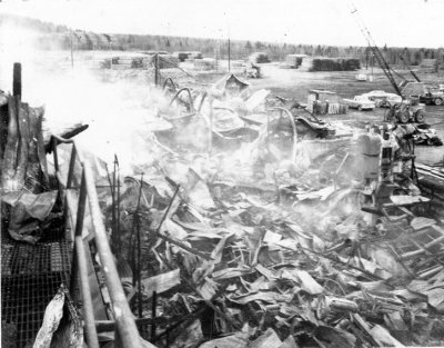 Kedgwick Sawmill Fire/Feu 1969