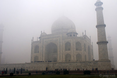 Taj Mahal on a cold and foggy day!