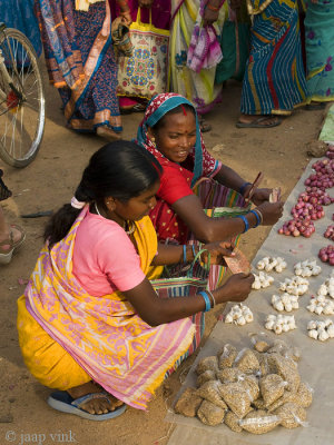 Customers at the Mocha Wednesday Market