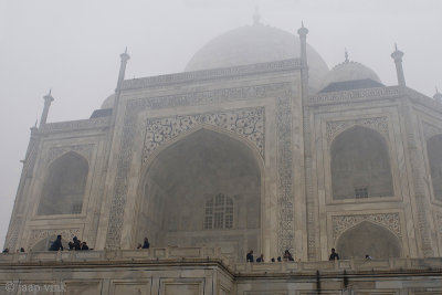 Taj Mahal on a cold and foggy day!