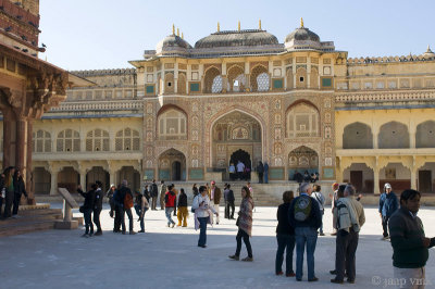 Tourists at Amber Fort