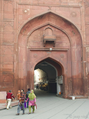 Visitors of the Red Fort