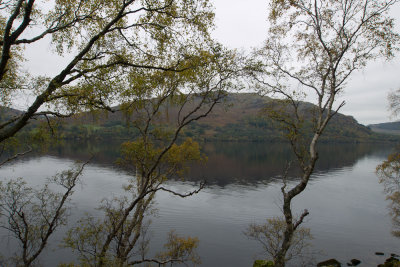 Gowbarrow Fell and Ullswater, from the lakeside path
