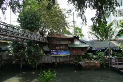 Klong (canal) bank near Jim Thompson's House