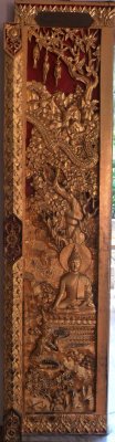 Detail of temple door