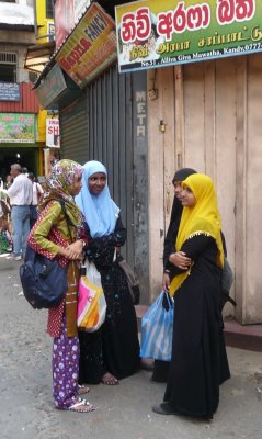 Muslim girls, Kandy