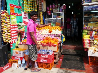 Fruit shop, main street, Jaffna