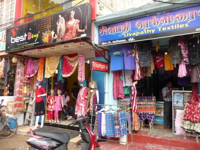 Shops, main street, Jaffna