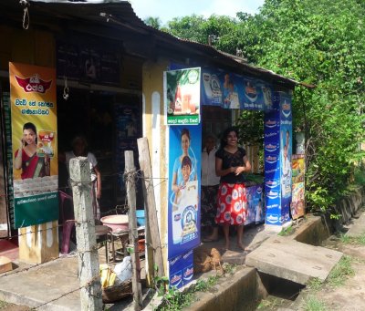 Roadside shop near Kandy