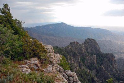 Looking south from the top