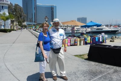 Bryan and Linda at Seaport Village