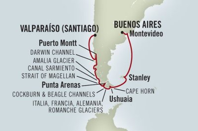 2010 Cruise - The Veendam Buenos Aires to Santiago