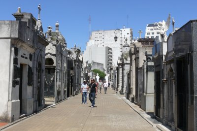 The 'streets' of Recoleta