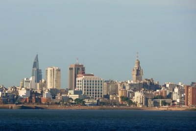 A really nice city - we had a great day.  The pointy building on the left is the Communications building