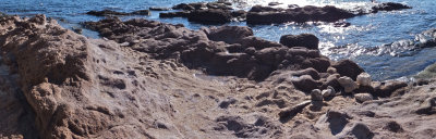 Les rochers & la plage