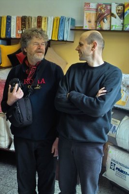 Ole and Christoff (White Tea ) in Chriss´s store in Krakow