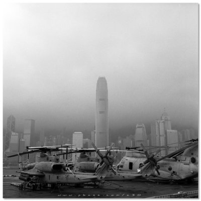 USS Peleliu LHA5 in Hong Kong