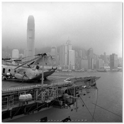 USS Peleliu LHA5 in Hong Kong