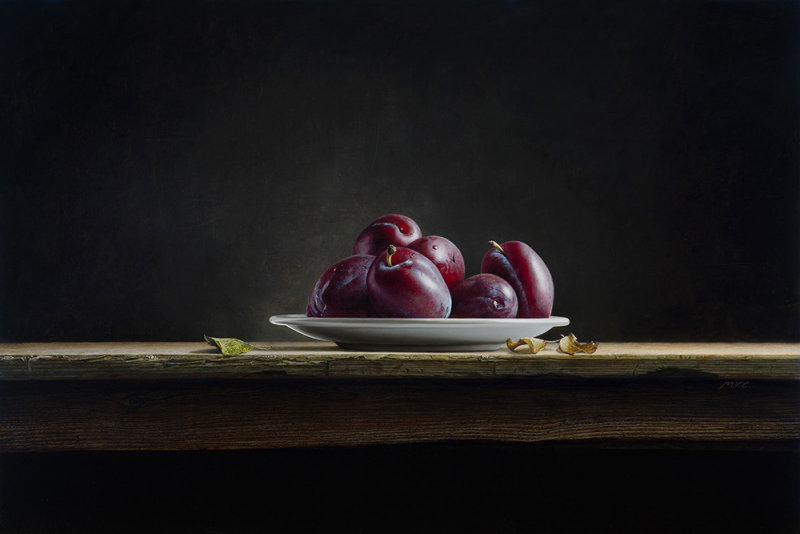Plate with Plums