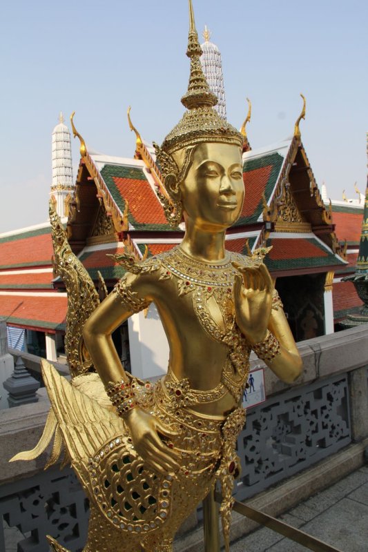 Wat Phra Kaew Kinnara Statue