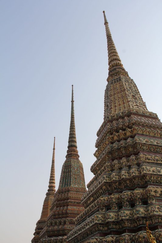 The Chedis at Wat Pho