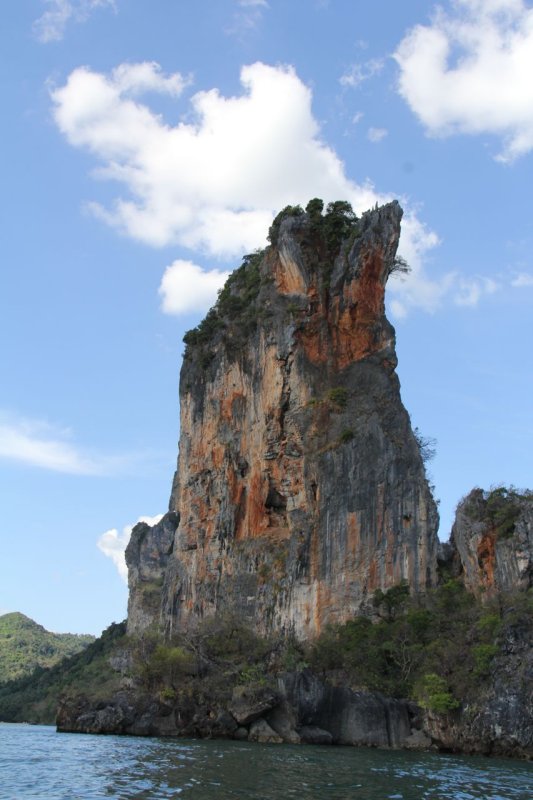 Phra Nang Beach Limestone Cliff
