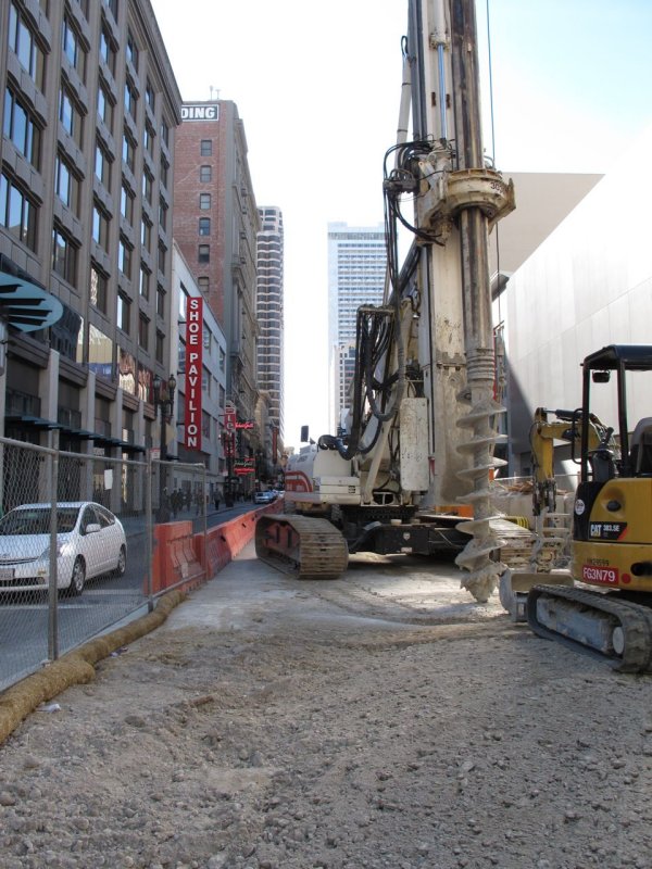 New Subway Construction on Stockton Street