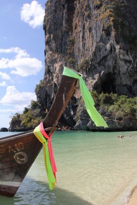 Phra Nang Beach longboat