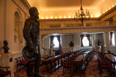 Old Senate Chamber, VA State Capitol with General Robert E. Lee Overseeing