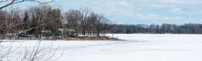 Frozen Spring North Hero Island Lake Champlain
