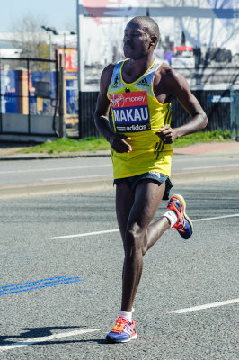 Elite Men Runner At Mile 4