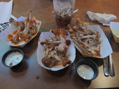 Dinner ride to Buffalo Wild Wings 2-19-13